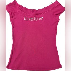 NWT Bebe Off Shoulder Top